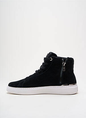 Baskets fermeture zip et lacets bout rond noir HORSPIST homme