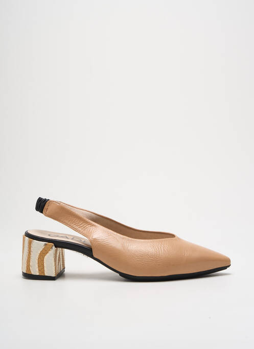 Sandales/Nu pieds beige GADEA pour femme