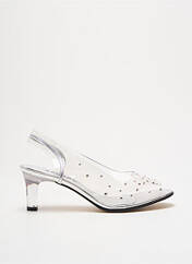 Sandales/Nu pieds argent AZUREE pour femme seconde vue