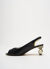 Sandales/Nu pieds noir AZUREE pour femme seconde vue