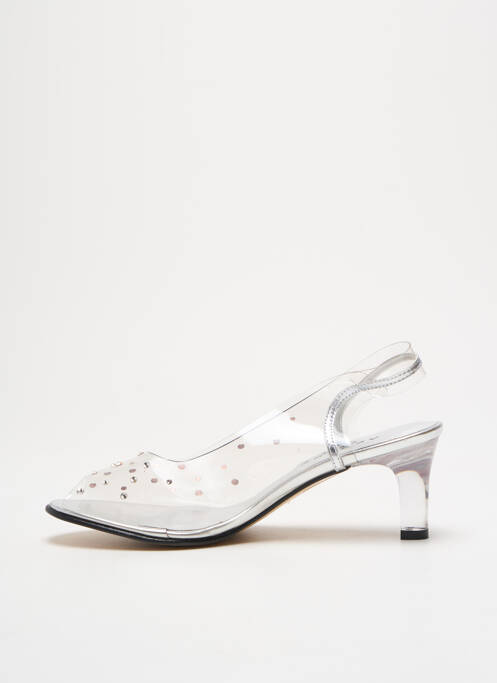 Sandales/Nu pieds argent AZUREE pour femme