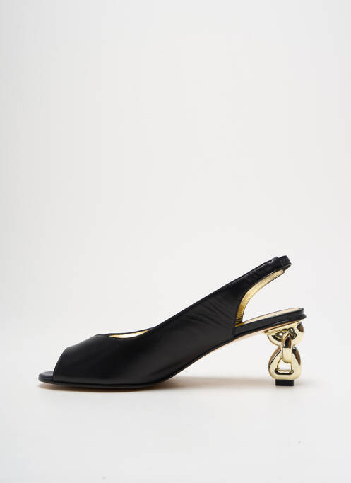 Sandales/Nu pieds noir AZUREE pour femme