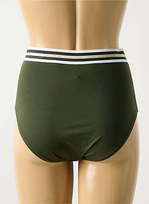 Bas de maillot de bain stretch culotte vert LISE CHARMEL femme