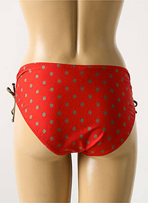 Bas de maillot de bain stretch culotte rouge ANTIGEL femme