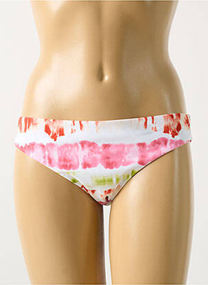 Bas de maillot de bain imprimé fantaisie culotte blanc PASSIONATA femme