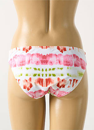 Bas de maillot de bain imprimé fantaisie culotte blanc PASSIONATA femme