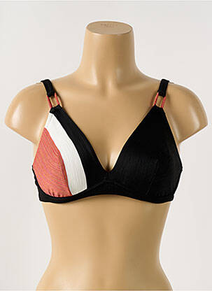 Haut de maillot de bain stretch haut soutien-gorge emboitant noir LISE CHARMEL femme