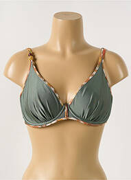 Haut de maillot de bain stretch haut soutien-gorge emboitant vert MARIE JO femme