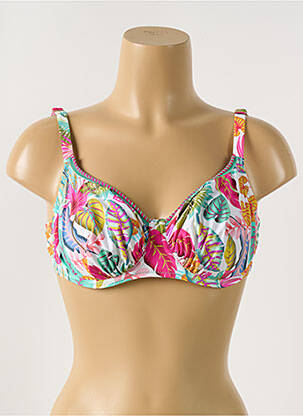 Haut de maillot de bain blanc ANTIGEL pour femme