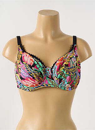 Haut de maillot de bain noir ANTIGEL pour femme