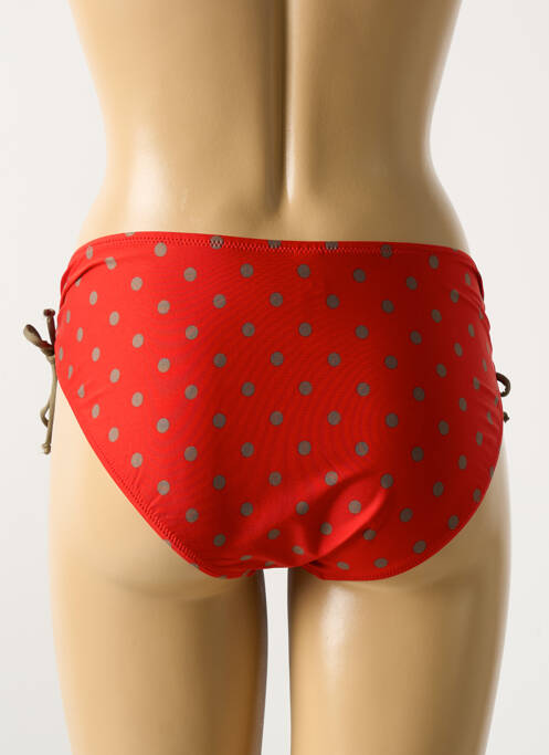 Bas de maillot de bain stretch culotte rouge ANTIGEL femme
