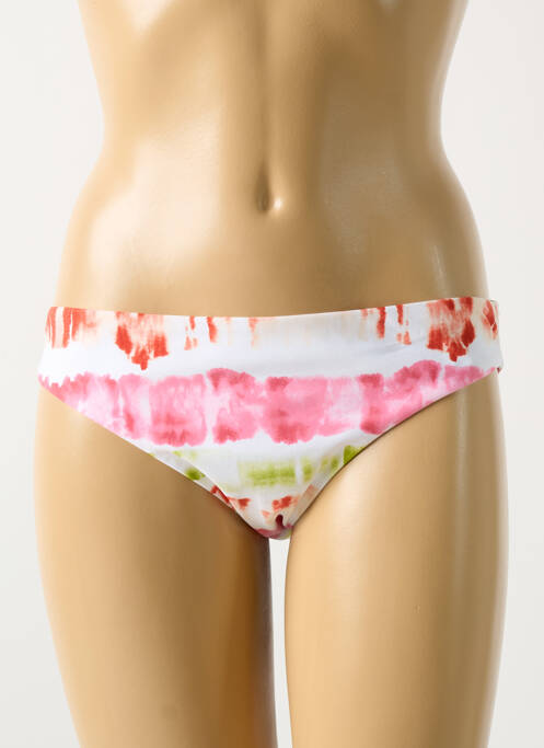 Bas de maillot de bain imprimé fantaisie culotte blanc PASSIONATA femme
