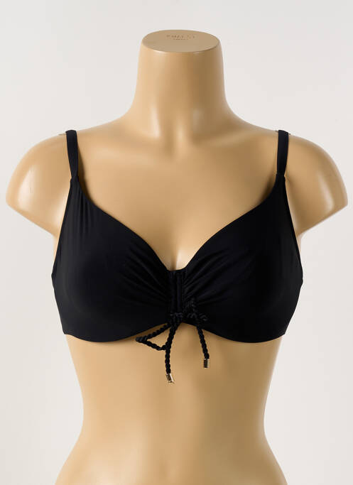 Haut de maillot de bain stretch haut soutien-gorge emboitant noir CHANTELLE femme
