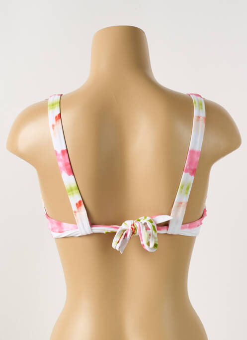 Haut de maillot de bain stretch haut soutien-gorge balconnet blanc PASSIONATA femme