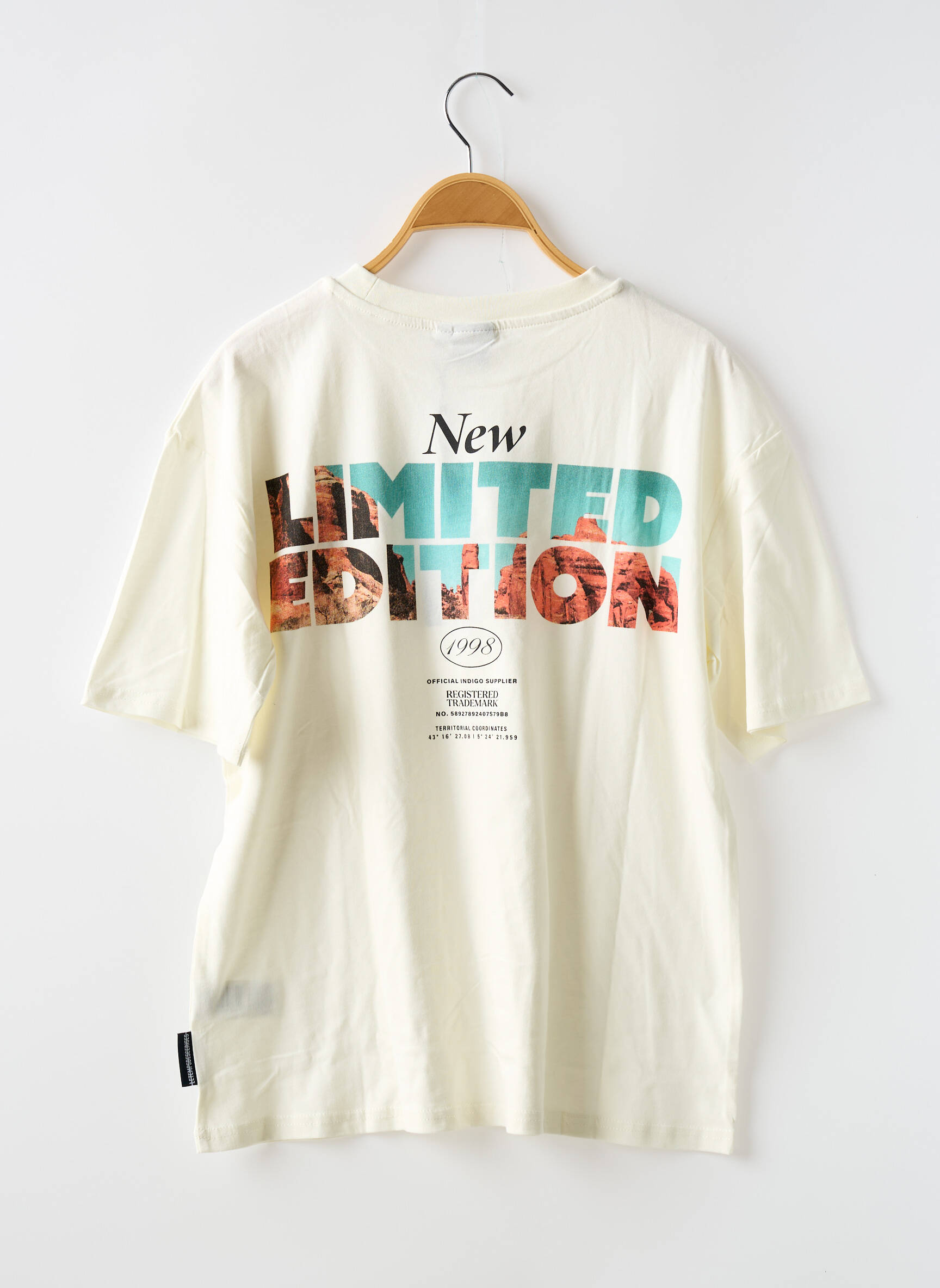 T-shirt Stretch Beige Le Temps Des Cerises Garçon 2530151-beige0