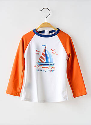 Maillot de bain 1 pièce orange MAYORAL pour garçon