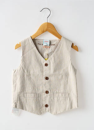 Gilet sans manche beige BOBOLI pour garçon