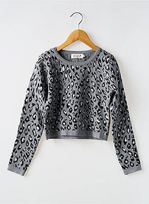 Pull gris MOLLY BRACKEN pour fille