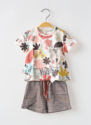 Ensemble short blanc BOBOLI pour garçon
