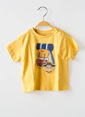 T-shirt jaune MAYORAL pour garçon seconde vue