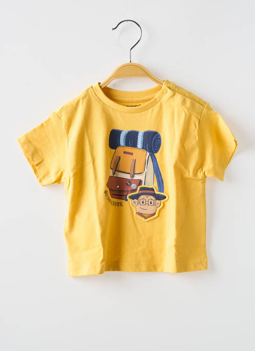 T-shirt jaune MAYORAL pour garçon