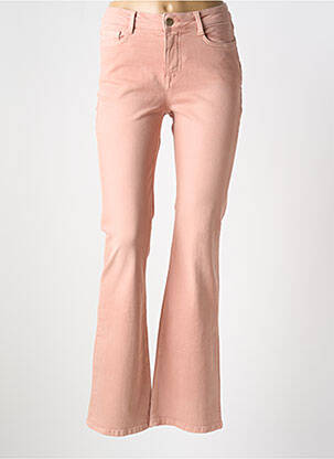 Jean coupe flare stretch taille normale rose SUMMUM femme