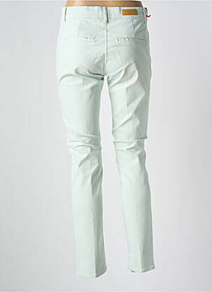 Pantalon chino taille basse taille basse vert HAPPY femme