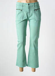 Jeans bootcut taille normale taille normale vert SUMMUM femme