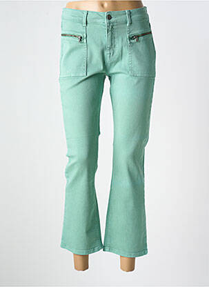 Jeans bootcut taille normale taille normale vert SUMMUM femme