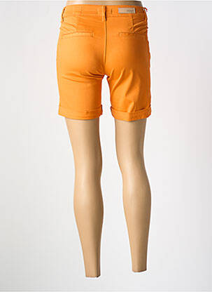 Bermuda taille basse taille basse orange HAPPY femme