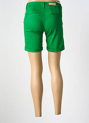Bermuda coupe chino taille normale vert HAPPY femme
