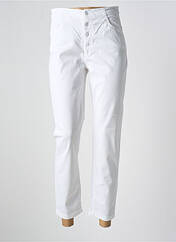 Jeans coupe slim blanc LAUREN VIDAL pour femme seconde vue