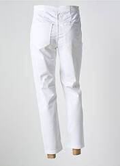 Jeans coupe slim blanc LAUREN VIDAL pour femme seconde vue