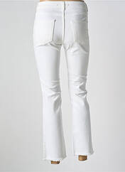 Jeans coupe slim blanc LAUREN VIDAL pour femme seconde vue