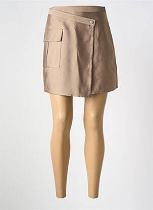 Jupe courte marron SECOND FEMALE pour femme