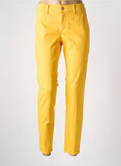 Pantalon chino jaune HAPPY pour femme seconde vue