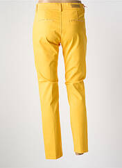 Pantalon chino jaune HAPPY pour femme seconde vue