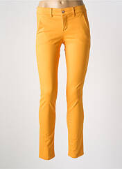 Pantalon chino orange HAPPY pour femme seconde vue