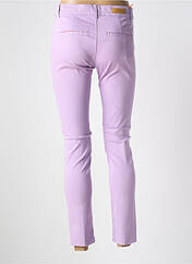 Pantalon chino violet HAPPY pour femme seconde vue