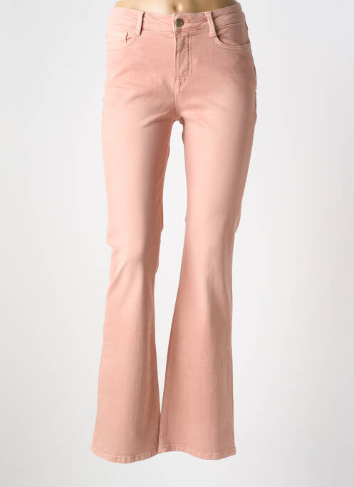 Jean coupe flare stretch taille normale rose SUMMUM femme