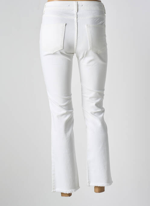 Jeans coupe slim blanc LAUREN VIDAL pour femme