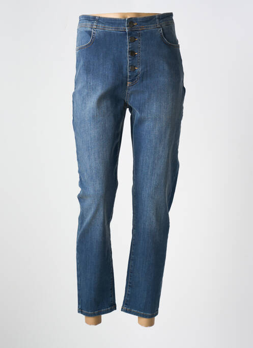 Jeans coupe slim bleu LAUREN VIDAL pour femme