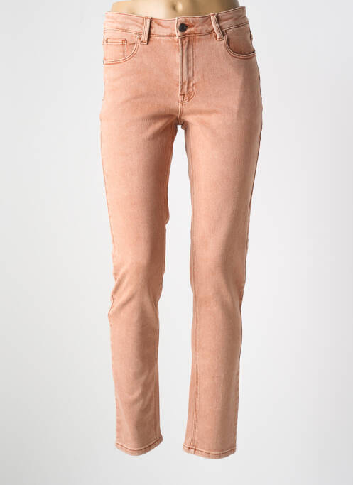 Jeans coupe slim orange MKT STUDIO pour femme