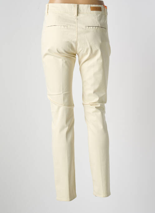 Pantalon chino beige HAPPY pour femme