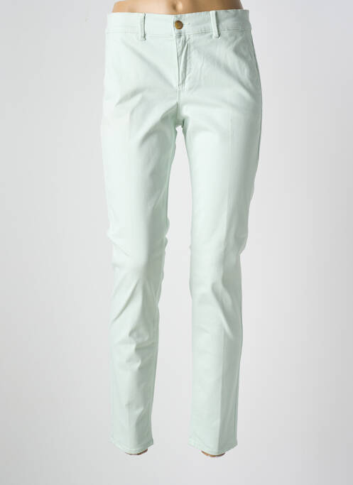 Pantalon chino vert HAPPY pour femme