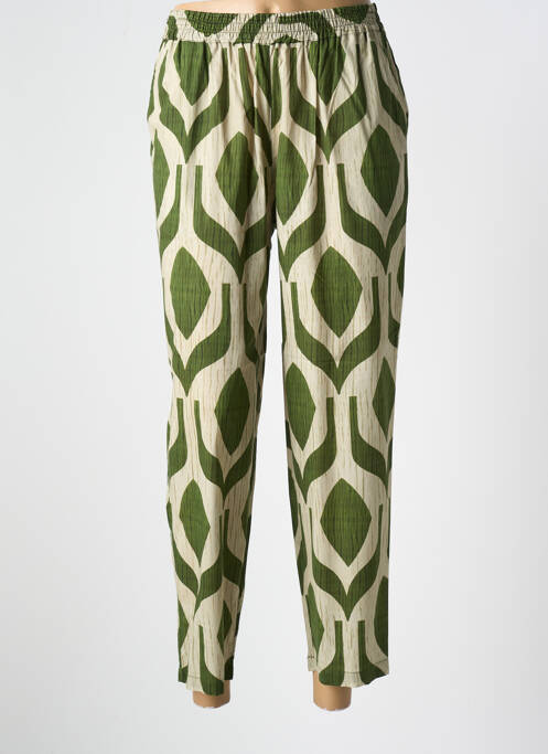 Pantalon droit vert HOD pour femme