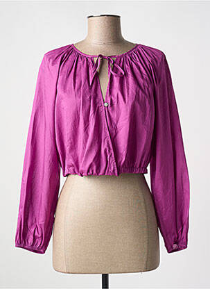 Blouse manches longues manches longues violet RAILS femme