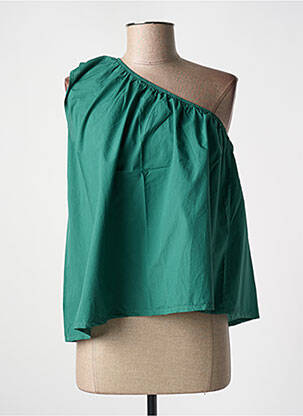 Top sans manche sans manche vert DROLATIC femme