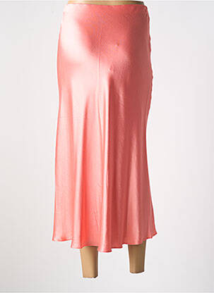 Jupe mi-longue taille élastique orange RAILS femme