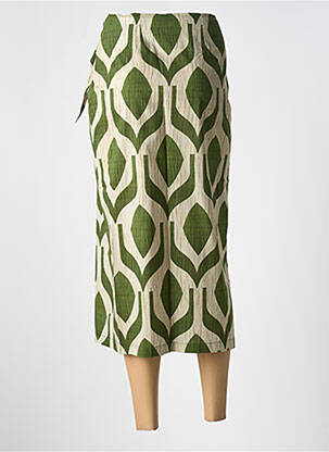 Jupe mi-longue vert HOD femme